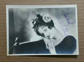 Gertrude Olmstead (actress) Signed Promo Photo,  Vintage 1927