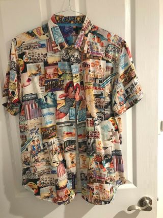 Robert Graham,  Beach Boys - Mike Love Designed Shirt Oop Rare Never Worn L L@@k