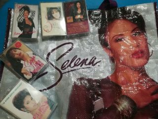 Selena Quintanilla Cassettes With Limited Edition Heb Reusable Shopping Bag