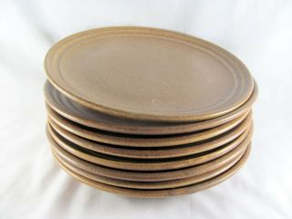 8 Monmouth Mojave Brown Dinner Plates,  10 ",  Western Stoneware,  Speckled