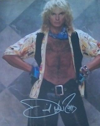 David Lee Roth Signed Autographed 8x10 Photo - Van Halen - W/coa