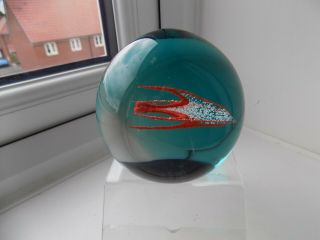 Limited Edition Caithness Scotland " Discovery " Art Glass Paperweight 700/750