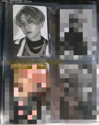 Superm Exo Baekhyun 백현 Official Pop - Up Unrevealed Limited Photocard Pc