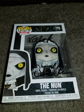Funko pop Bonnie Aarons Signed The Nun w/ “Valak” inscribed 5