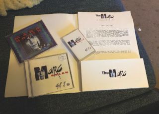 Marc Bolan T.  Rex Press Release With Cd Album Single And Cassette Rare Promo