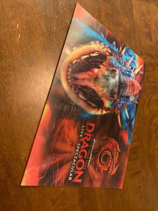 RARE How To Train Your Dragon 3 D Lenticular Poster 13” X 17” 2