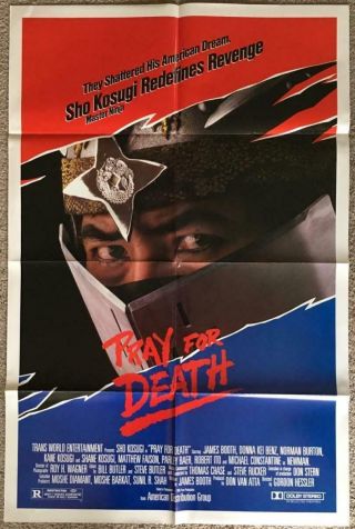 Sho Kosug Pray For Death 1986 Ninja Mask 27x41 Org Movie Poster 1136
