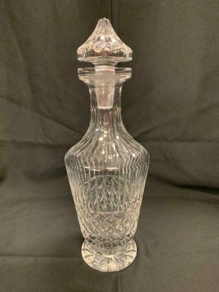Vintage Waterford Crystal Cut Glass Decanter And Stopper Whiskey Maeve 13 "