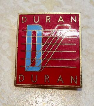 Rare 1980s Duran Duran Enamel Badge
