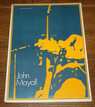 John Mayall Duster Bennett Uk Concert Tour Programme 1970