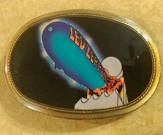 Rare Led Zeppelin Pacifica Belt Buckle Jimmy Page Robert Plant Zoso Hard Rock