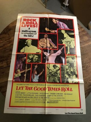 Let The Good Times Roll 1973 Movie Poster Documentary
