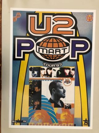 U2,  Pop Mart Tour 1997 Rare Poster
