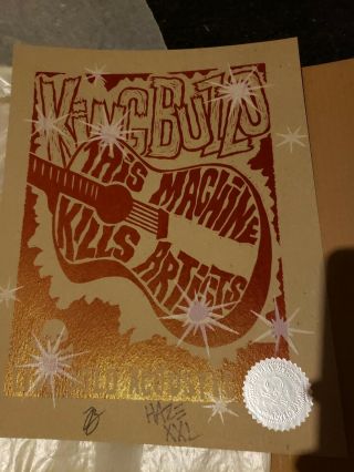 Melvins King Buzzo Signed Poster Haze Xxl Amrep And Ox Op Keychain Signed