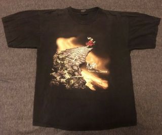 Vintage Korn “follow The Leader” 1998 T - Shirt,  Authentic