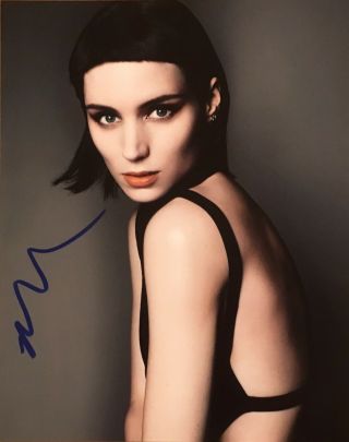 With Proof Rooney Mara Signed Autographed 8x10 Photo Girl With A Dragon Tattoo