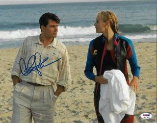 Charlie Sheen Autographed 11x14 Wall Street Beach Signed Photo - Psa/dna