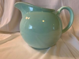 Taylor Smith & Taylor Luray Pastels Green Water Pitcher Jug Ice Lip