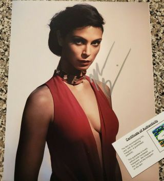 Sexy Cleavage Morena Baccarin Authentic Signed Autographed 8x10 Photo Holo