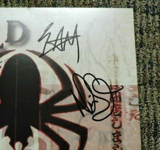 Cold Year of the Spider signed / autographed Album Flat 3