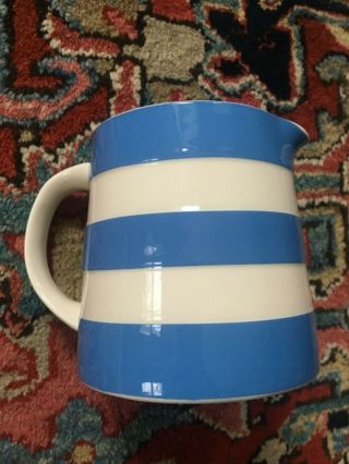 Cornishware Blue And White By T.  G.  Green Made In England 5 Inch Pitcher