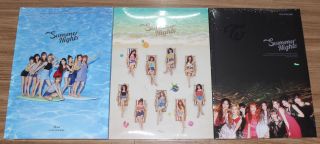Twice Summer Nights 2nd Special Album All Ver.  Cd,  Photocard,  Poster In Tube