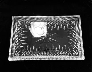 Waterford Crystal Lismore 11 " Hand - Crafted Rectangular Tray