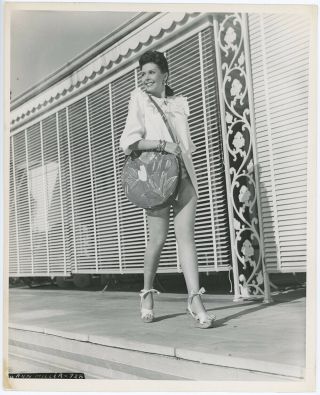Tap Dancing Pin - Up Ann Miller Vintage 1946 Photograph Cronenweth I Magnin Tie In