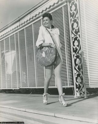 Tap Dancing Pin - Up Ann Miller Vintage 1946 Photograph Cronenweth I Magnin Tie in 2