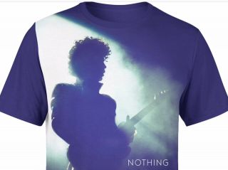 Limited Edition Prince Nothing Compares 2 U T Shirt Size L Purple Rain Pic