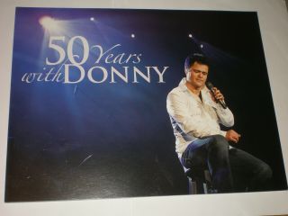 50 Years With Donny Osmond Book Rare Donny & Marie
