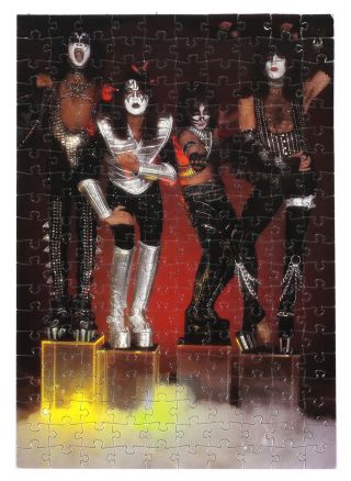 Kiss 1978 Netherlands Official Love Gun Jigsaw Puzzle