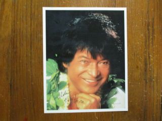 Don Ho (died - 2007) (tiny Bubbles/pearly Shells/signed 8 X 10 Glossy Color Photo