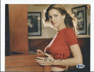 Amanda Peet Signed 8x10 Photo Beckett Bas Autograph Auto
