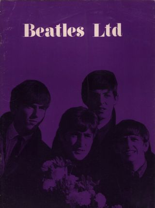 Beatles Ltd.  1964 Meet The Beatles Us Tour Concert Program Book Booklet / Vg 2 X