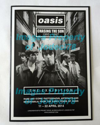 Oasis Chasing The Sun London Exhibition Photo Book Noel Liam Gallagher Oop