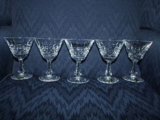 Waterford Kylemore Liquor Cocktail Glasses Set Of 5 Discontinued – Nr