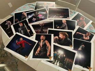 Bon Jovi Official Tour Photographer Photos 11x14 Bundle Of 15 Licensed