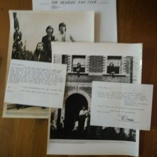 The Beatles - Liverpool Fan Club Photos And Letters