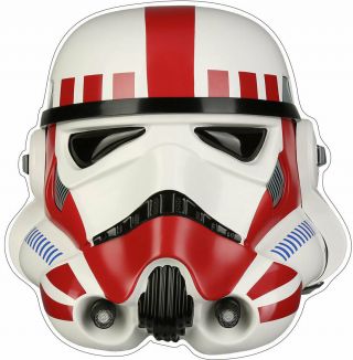 Disney Star Wars Shock Trooper Helmet Custom Vinyl Sticker Decal