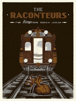 The Raconteurs Poster 2019 Kings Theater Brooklyn Ny