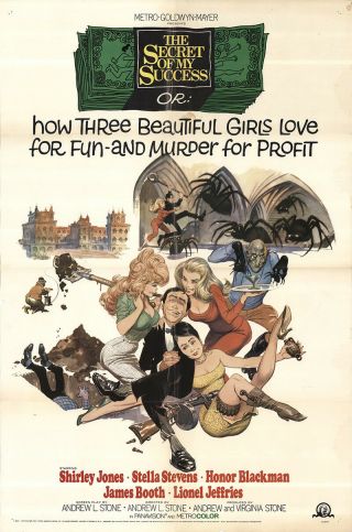The Secret Of My Success 1965 27x41 Orig Movie Poster Fff - 43639 Shirley Jones