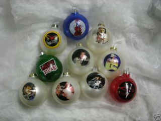 Country Music 10 Pc Ornament Set 1996 - 97 Collectible Limited Addition