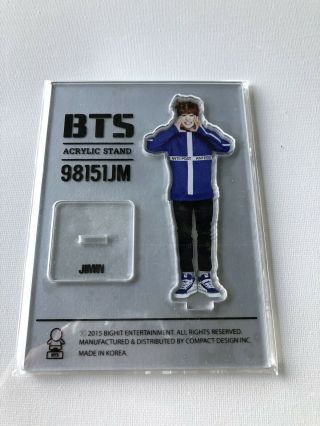Bts Jimin 2nd Muster Acrylic Stand - Zip Code 17520 - Bts X Official 98151jm
