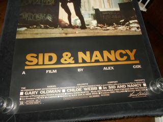 Sid And Nancy Rolled One Sheet Poster 4