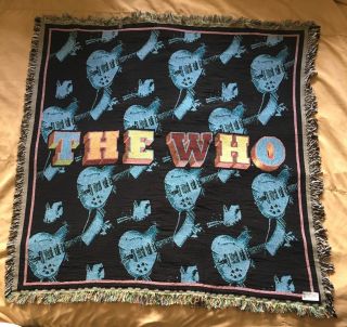 The Who Blanket - Exclusive 2017 North American Tour Vip Package Merch Item