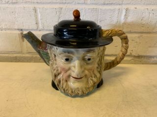 Vintage Beswick English Pottery “mr.  Peggotty” Porcelain Teapot 1116