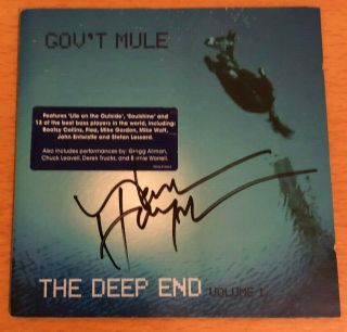Warren Haynes signed Go ' vt Mule CD The Deep End Volume 1 2