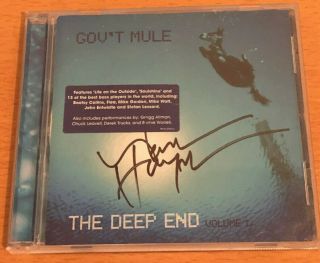 Warren Haynes signed Go ' vt Mule CD The Deep End Volume 1 4