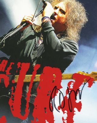The Cure Robert Smith autographed concert poster 2016 Lovesong,  Just Like Heaven 3